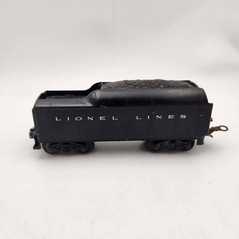 Vintage Lionel Lines Coal Tender O Gauge Black Streamlined Train Car USA Made